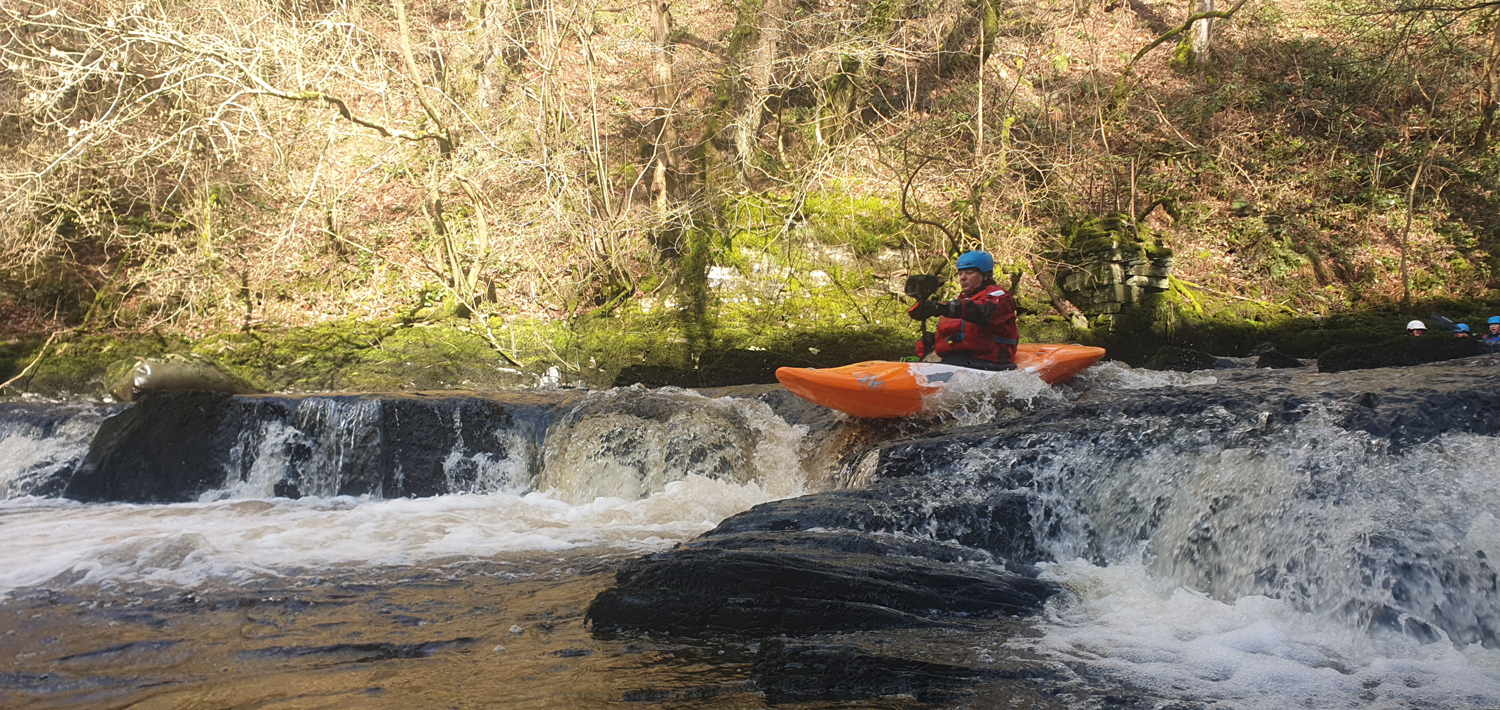 White water kayaking