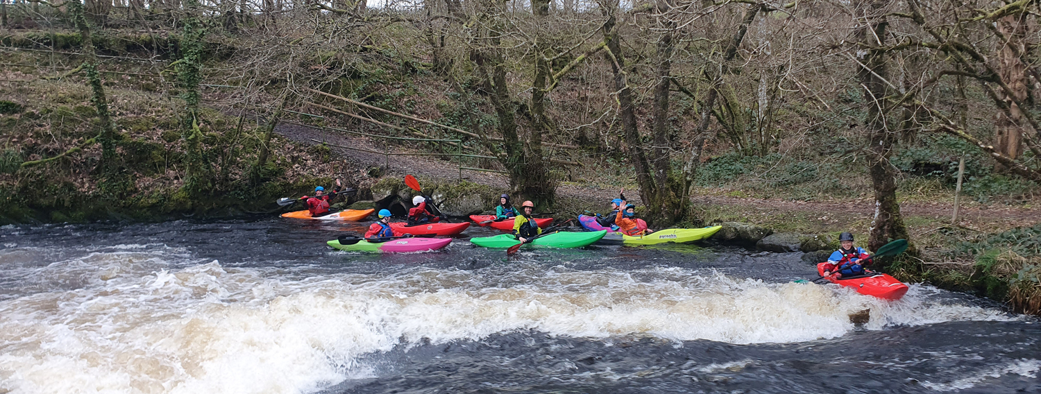 White water kayaking