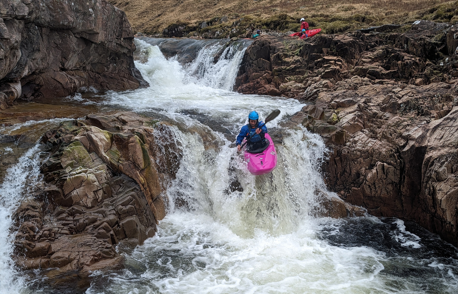 White water kayaking