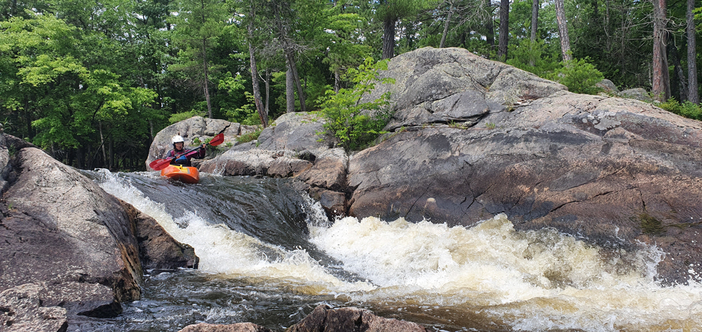 Whitewater Kayaking in Autumn