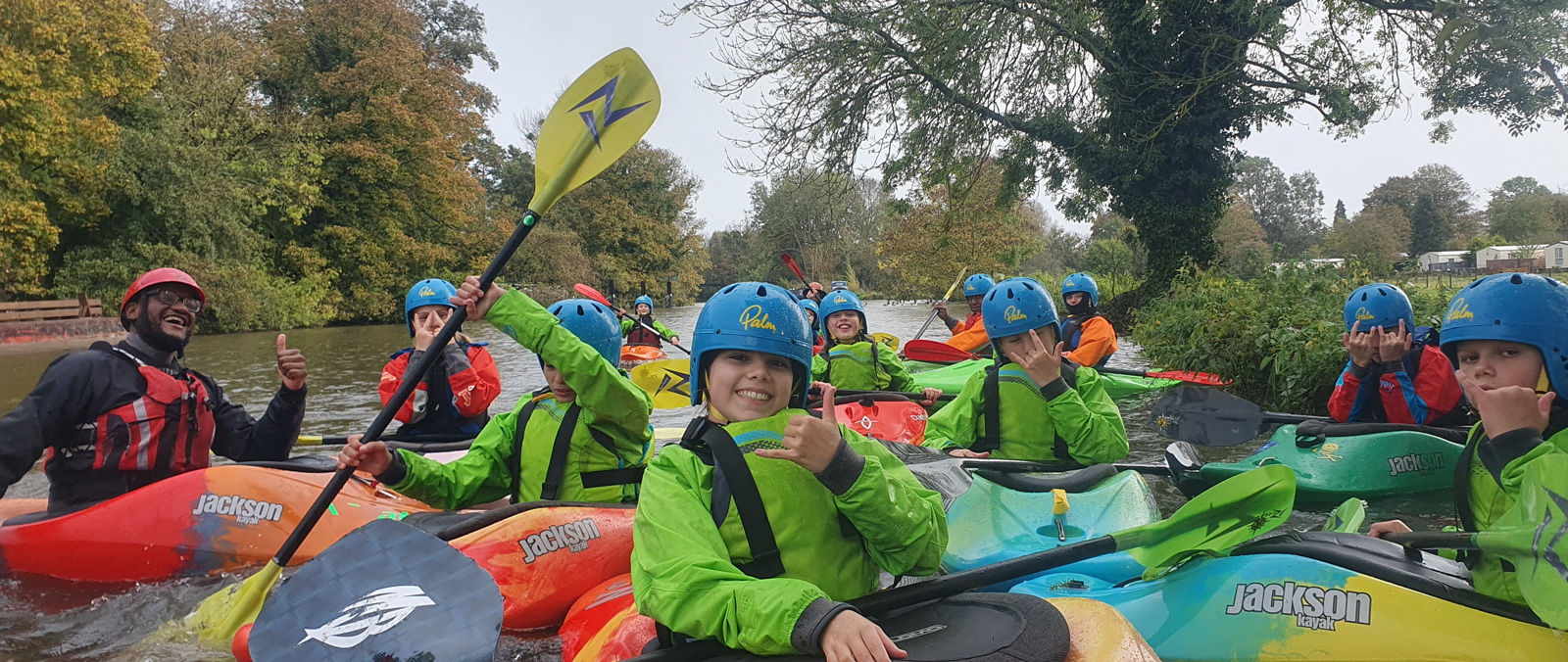 Kayaking on the Thames in winter