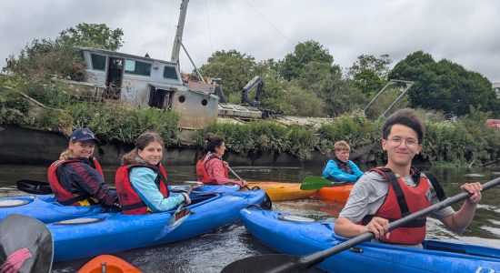 Kayak lessons in London on the Thames